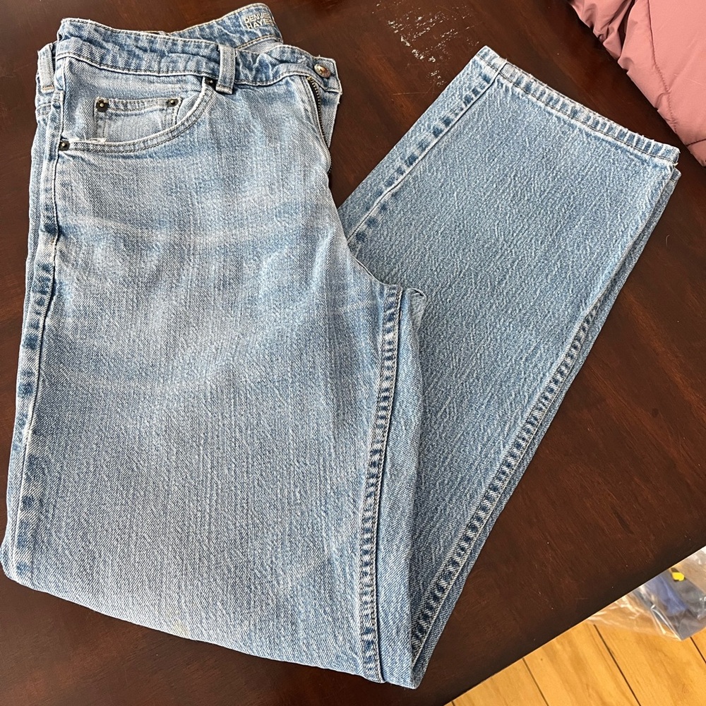 Denver Hayes Light Blue Straight-Leg Men's Jeans